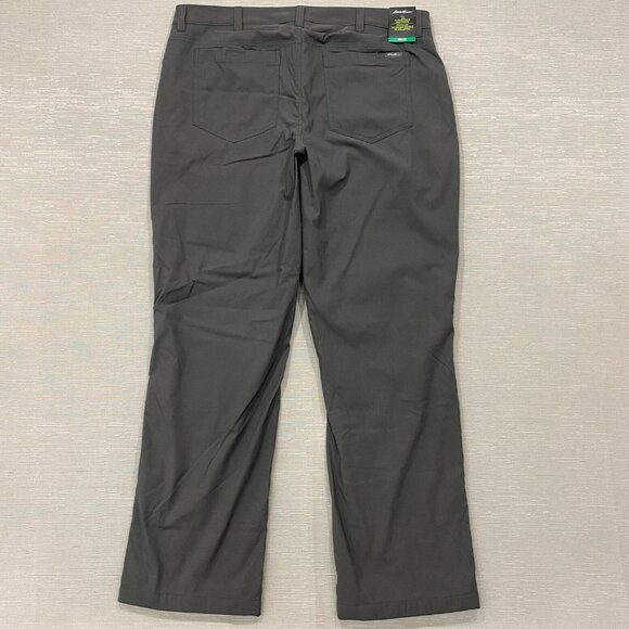 Eddie Bauer Fleece Lined Tech Pants Mens 38 x 32" Gray Water Repellent Insulated - Picture 2 of 14